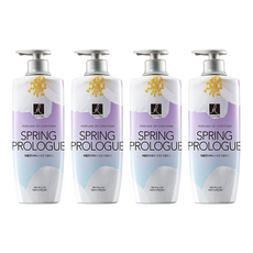 ELASTINE 伊絲婷 春日戀曲奢華香水潤髮乳 滋潤受損髮絲 長久持香, 600ml, 4瓶