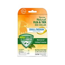 TROPICLEAN 蚤蜱逃驅蚤頸圈, 中小型犬適用, 長達4個月保護, 防水, Yellow, 1盒