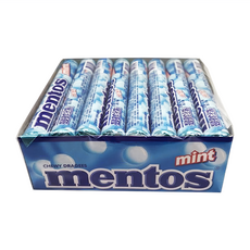 mentos 曼陀珠 薄荷味糖果 24條裝, 907.2g, 1盒