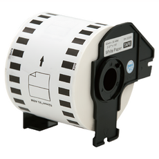 NEXTPAGE 台灣榮工 BROTHER 相容 連續標籤帶 DK-22205 62mm x 30.48M, 白底黑字