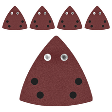 IMPERIAL BLADES OneFit磨切機用 魔鬼氈三角砂紙 120#, 5個
