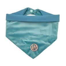 HAPPY GO PUPPY 寵物領巾, L, 絨絨藍, 1個