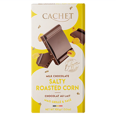CACHET 凱薩鹽烤玉米夾心牛奶巧克力, 1片, 100g