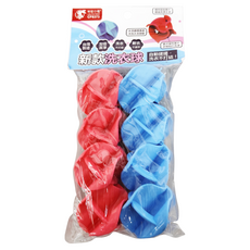 Little Pink Rabbit 粉彩小兔 新款洗衣球Set 8入, 台灣製造, 洗衣不打結, 混合顏色, 1組