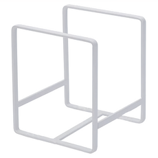 E.dot 碗盤瀝水架 大 0.40kg, 白色, 1個