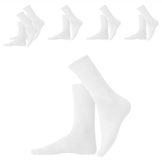 Amiss 機能感 萊卡厚磅運動長襪, 白色, 6雙