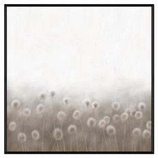 菠蘿選畫所 霧中白雪 BFDD6609B 掛畫 60 x 60cm 畫框 北歐風掛畫, 黑色