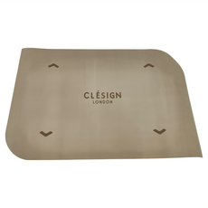 CLESIGN COCO 瑜珈手墊 創新物料科技皮+天然橡膠+椰子殼纖維+碳纖維 Mocha Cream, 60 x 35 x 4.5mm, 1個