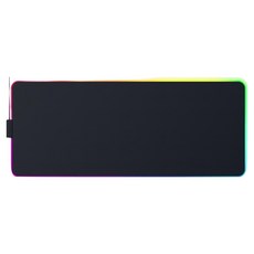 RAZER 雷蛇 滑鼠墊 Strider Chroma 幻彩版鼠墊, 合材質軟硬質感, 19個RGB發光區域, 加大尺寸, 防滑防水, 1個