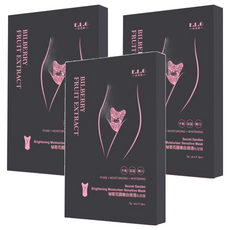 E.L.G 依洛嘉 祕密花園嫩白保濕私密膜 Set, 15g, 3盒