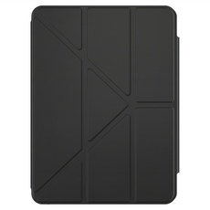 SwitchEasy 魚骨牌 MAGEASY FACET 全方位支架透明背蓋保護套, 黑色, 1個