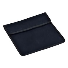 UNIFLAME 鐵盤收納袋 重量約150g 6號帆布 (石蠟加工), 黑色, 1個