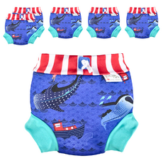 close Pop in 嬰兒尿布褲 游泳用, 束口設計安心防漏，腰部束帶完美貼合，彈性材質溫暖親膚, M, 6件