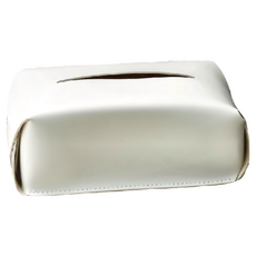 空氣選物 可掛式衛生紙套 白色 PVC材質, 20 x 12 x 8cm