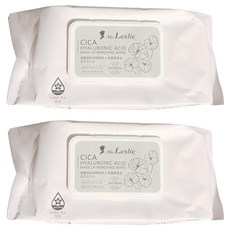 Mrs.Leslie 萊斯莉夫人 CICA 積雪草 玻尿酸 卸妝紙巾, 2包, 50張