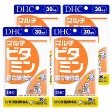 DHC 活力綜合維他命 富含維生素B1 12種均衡成分, 455mg, 30顆, 4包