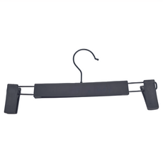 Little Pink Rabbit 粉彩小兔 黑磨砂褲衣架夾 CA128 三入 6組, 黑磨砂, 1包