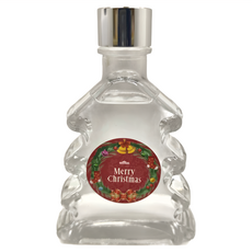 QiMart 聖誕樹造型 香氛珪藻土擴香瓶, 純棉麝香, 200ml, 1瓶