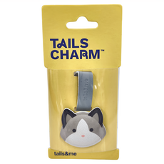 tails&me 尾巴與我 專屬配件布偶 動物友善皮革 附膠帶隨興吊掛, F(4.37 x 3.9cm), 杏米色, 1個