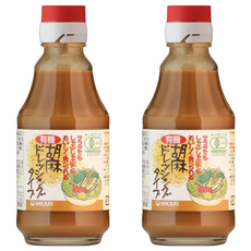 HIKARI FOODS 光食品 有機和風胡麻醬 有機成分高達99% 日本產, 225g, 2瓶