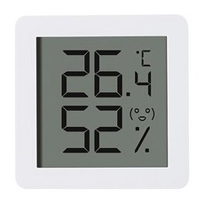 miaomiaoce 秒秒測 迷你溫濕度計 Mini版 白色, 居家環境溫濕度監測, 1個
