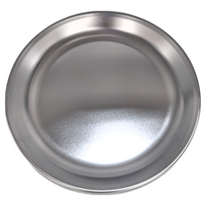 Campingmoon 柯曼 超大不鏽鋼餐盤 S397-1S 853g 4個, 黑色, 1盒