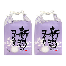 Well Life 悅生活 ITQI二星獎新潟縣皇室御用限量越息米 日本米/白米/壽司米 谷穗, 2kg, 特A級, 2包