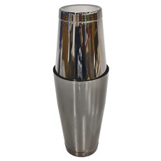 Boston Shaker 波士頓雪克杯 加厚波士頓帶濾底 304不銹鋼材質, 黑色, 1個