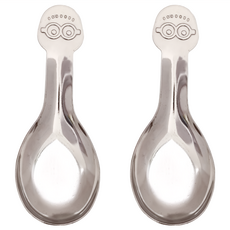 山蒲利 不鏽鋼兒童匙 神偷奶爸系列產品 #304不鏽鋼 耐溫-20°C~+100°C 台灣製, ME-758, 38 x 100mm, 2個