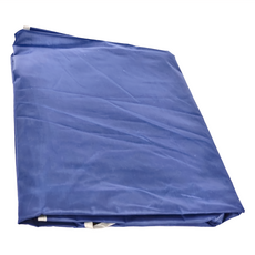 【JAR嚴選】一件式戴袖口斗篷雨衣, 深藍色, 牛津布面料, 荷葉式防水, 均碼