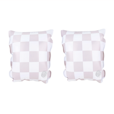 Swim Essentials 荷蘭兒童充氣臂圈2~6Y Sand Check方格 兒童游泳安全臂圈, 1組