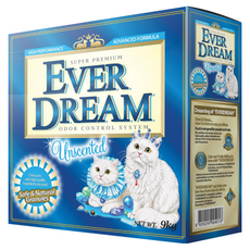 EVER DREAM 速凝結貓砂 Dust Clean System 降低粉塵, 純淨無香配方, 9kg, 1盒