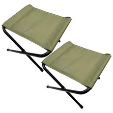 MONTERRA 便攜式燒烤椅 Wide BBQ Chair, 橄欖綠, 2個