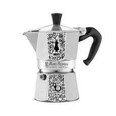 BIALeTTI 拜雷提 經典摩卡壺 藝術慶典90周年款, 3杯 複合合金 義大利製, 單一顏色, 1個