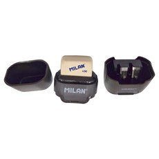 MILAN 橡皮擦 + 削筆器, Shadow夜影, 1組