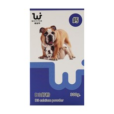 WEIYITER 維益特 台灣公司貨 犬用 D3鈣粉 300g, 1盒
