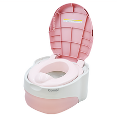 Combi 康貝 優質坐式分段訓練便器, 粉野莓, 1個