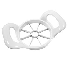 KitchenCraft 蘋果切片器 白色, 輕鬆切片，省時省力，廚房必備, 1個
