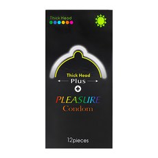 PLEASURE 樂趣 加厚裝保險套, 12入, 1盒