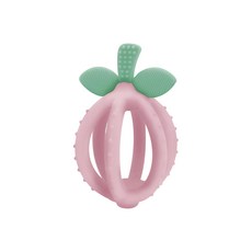 itzy ritzy 立體矽膠 100%食品級矽膠 超Q彈 好咬不傷牙齦 方便小手抓握 凹凸觸感 減緩長牙不適, 固齒器, 甜心檸檬, 1個