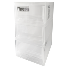 KEYWAY 聯府 mini三層收納盒 三小抽 S(160 x 136 x 247mm) 3L, 三層收納盒, 1個