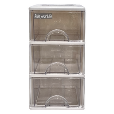 KEYWAY 聯府 彩集收納盒 180 x 140 x 260mm, AR-3803, 3層