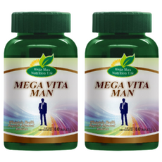 Mega Max Nutrition Life 男士多維錠, 補充22種維生素 礦物質 微量元素, 60錠, 2罐