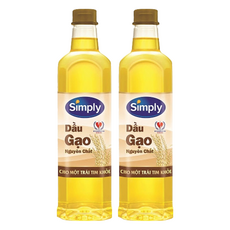 Simply 新普利 米糠油, 1L, 2瓶