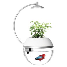 ARKY 香草與魚 全新結構易安裝 電路防水盒設計 植物魚共生循環生態 LED植物生長專用燈, 23.3 x 17.7 x 35.8cm, Herb&FishX, 1組