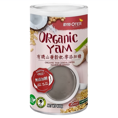 OTER 歐特 有機山藥穀飲 零添加糖, 400g, 1罐