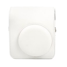 復古PU相機包 拍立得mini40適用 白色, 1個, 單一商品