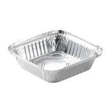 呷霸 正方鋁箔盤 16.5 x 16 x 4.5cm, 4入, 4組