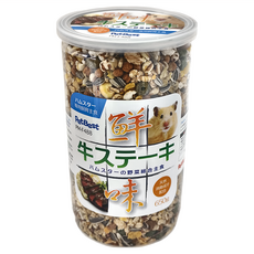 PetBest 鮮味平衡排餐 牛肉 650g, 倉鼠主食，多種穀物蔬菜，天然消臭配方, 1罐