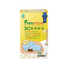 船井生醫 3C葉黃素凍 含維生素D 專利紫米, 10條, 15g, 1盒